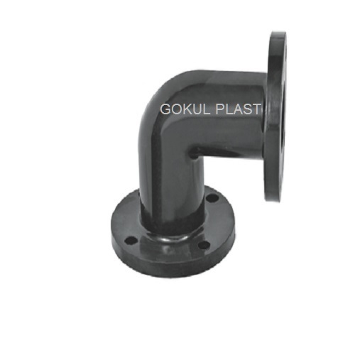 Gokul Round 45 Degree PP Flanged Elbow for Pipe Fitting, Size: 2 inch