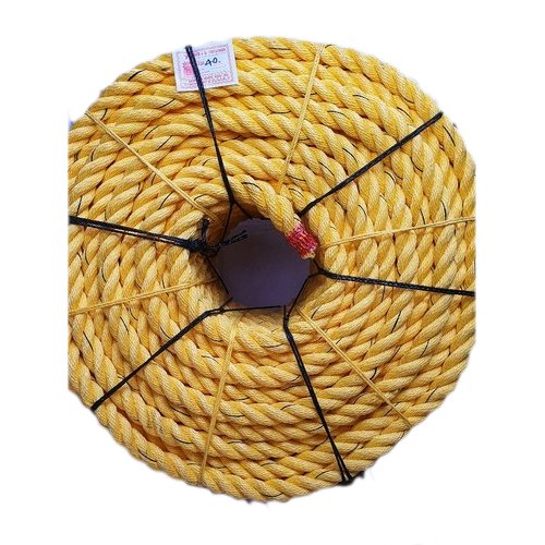 Yellow Polypropylene PP Sona Marine Rope, For Ship, Diameter: 30-48 mm