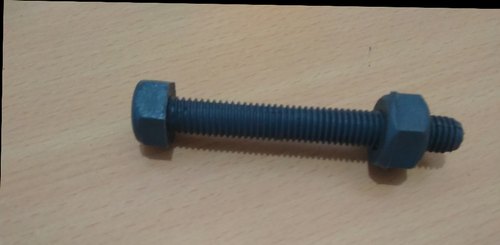 PP Nut & Bolt 3/8x3, Size: Dia 3/8 Length 3