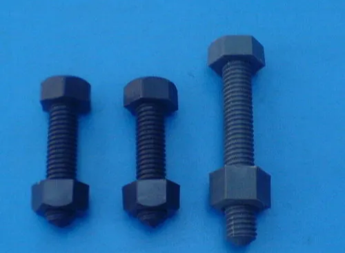 Poly Propelene PP Nut Bolt, Nut Shape: Hexagonal