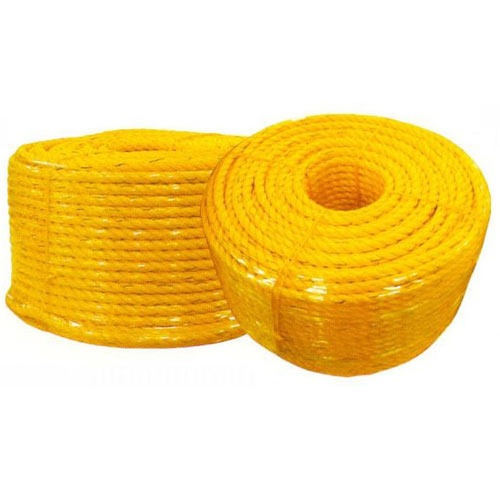 Nylon Yellow Pp Rope for Industrial, Thickness: 8mm-50 mm