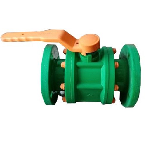 PPRC Flanged Ball Valve, For Industrial