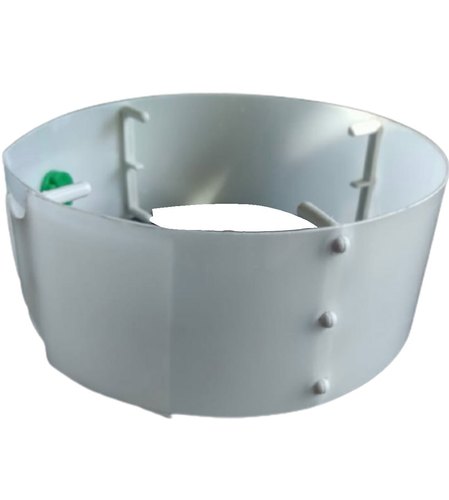 White Pp Strap Type Flange Guards, Size: 5 inch