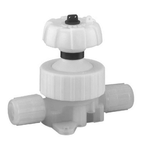 PP Thread End Diaphragm Valve, Size: 0.5 - 12 inches , Threaded