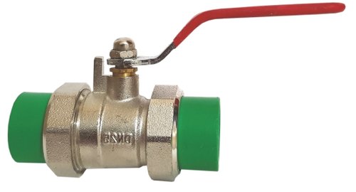 KPT Aluminium Double Union Ball Valve, For Water, Size: 6.5 To 20.0 Cm