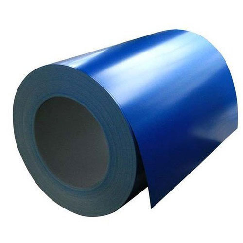 Pre-Painted Galvanized Steel Blue PPGL Coil, For Construction, Packaging Type: Roll