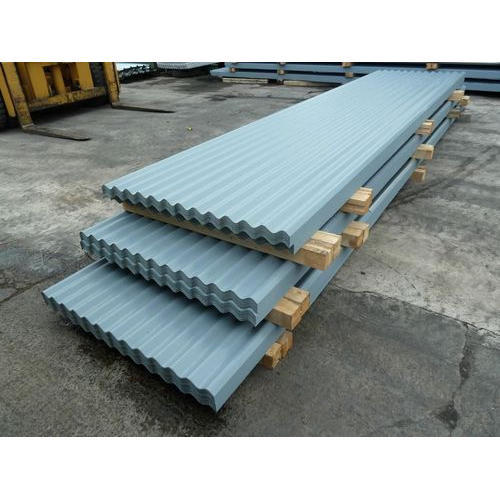 Blue Pre Painted Galvanized Steel Sheet, Thickness: 0-1 mm