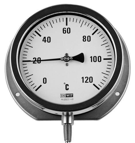 0 To 120 Degree Celsius Stainless Steel Pressure And Temperature Gauges, For Industrial