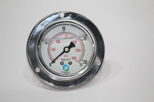 2.5 inch / 63 mm Water Pressure Gauge, 0 to 20 bar