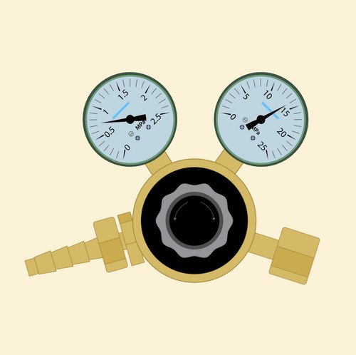 Pressure Gauge & Gas Regulator