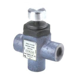 Stainless Steel Pressure Gauge Isolator Valve, For Industrial