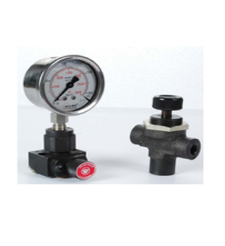 Pressure Gauge Isolator Valve, Panel Mounting