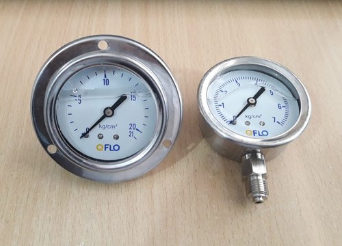 2.5 inch / 63 mm Water Pressure Gauge, 0 to 7 Bar