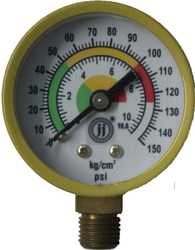 Bottom Connection Analogue Pressure Gauge 2 (PG02-1407 to PG02-1421), For Automobile