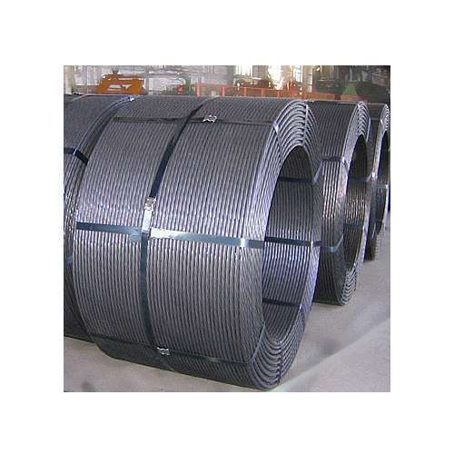 5 mm Silver Carbon Steel Wire Strand, For Construction