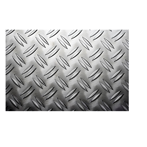 Rectangular Stainless Steel Chequered Plate, Thickness: 1mm - 10mm, Size: 4*8