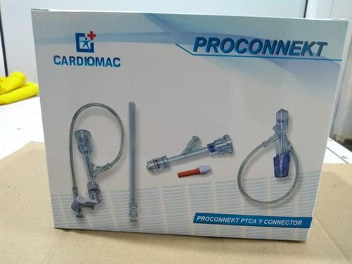 Plastic Male Proconnekt PTCA Y-Connector, For Cardiology, Size: 3/4 inch