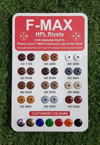 MS, SS F-MAX HPL Colour Rivets HPL Rivets