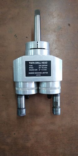 Used Twin Drill Head, Number Of Spindle: 2