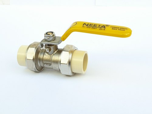 NEETA Medium Pressure CPVC Union Brass Ball Valve for Water