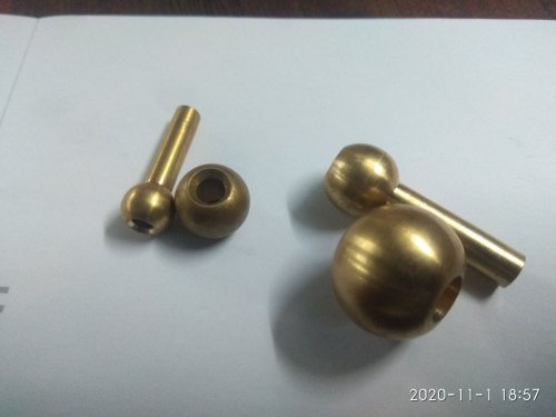 Golden Brass Finish Coolant Balls, For Hardware Fitting