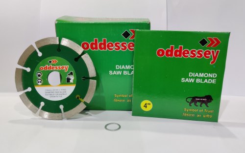 Oddessey 4 Inch 9 Teeth Diamond Tipped Marble & Granite Cutting Circular Blade