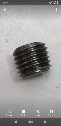 Stainless Steel PRESSURE PLUG, For Gas Pipe