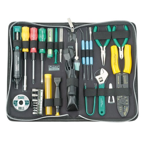 Stainless Steel Proskit 1PK-810B, Computer Service Tool Kit (220V) for Personal And Industrial Usage, Packaging: Case
