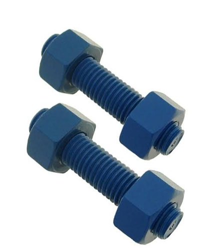 Galvanized PTFE Coated Bolt, Size: 1 Inch