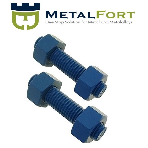 PTFE Coated Studs Bolts And Nuts, Size: M3 To M56