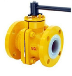 PTFE Lined Ball Valve, For Chemical And Pharma Industry