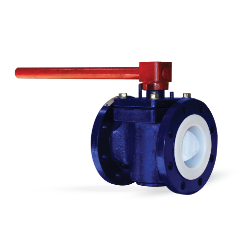 Super Industrial Lining PTFE Lined Plug Valves, Size: 15nb-200nb, SILPL