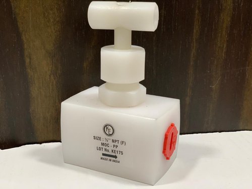 KE PTFE Needle Valve, Size: 1/4 To 2, PTFENV