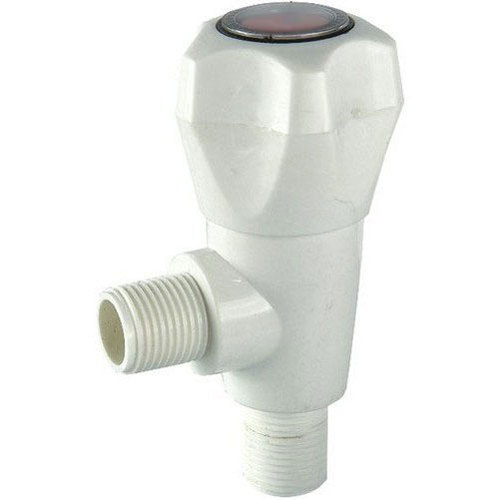 Plastic High Pressure PTMT Angle Valve, For Water, Valve Size: 15mm