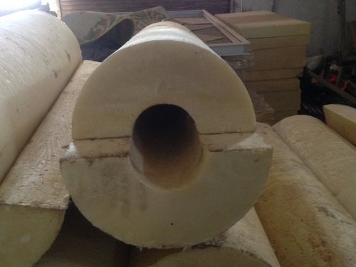 PUF Pipe Section Density, Size: 3 inch, Thickness: Standard