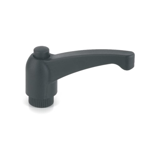 POLYAMDIE Black Adjustable Handles Clamping Lever, For Machines