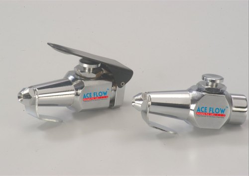 Aluminum Silver Push Button Type Air Blow Guns, Air Pressure: 70 - 100 psi, Up to 4 SCFM