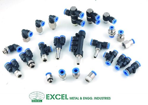 Push In Fittings, Usage: Pneumatic Connections