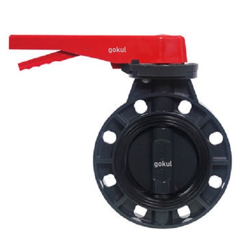 GOKUL PVC Butterfly Valve, Size: 2.5 TO 4