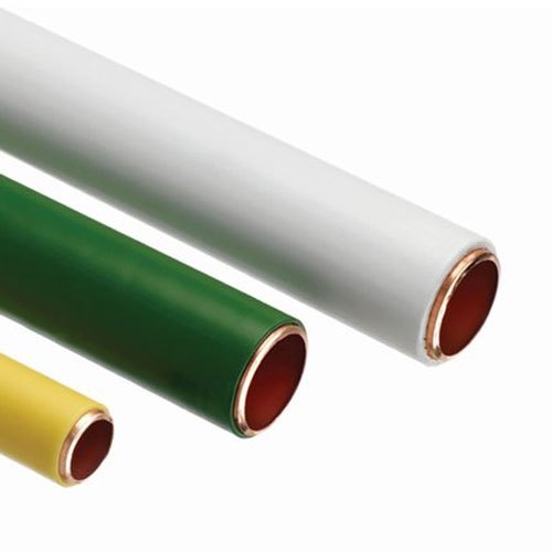 2-14 meters Indigo PVC Coated Copper Tubes for Gas Application