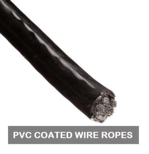 PVC Coated Wire Rope, Material Grade: Top Quality