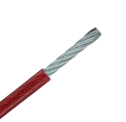 Tin Plated PVC Coated Wire Ropes, Material Grade: Electro