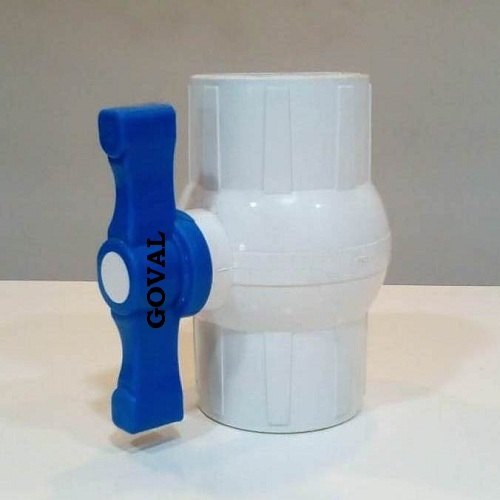 GOVAL Solid PVCWhite Ball Valve