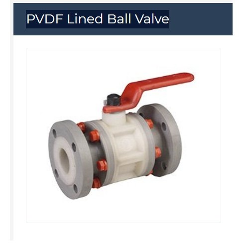 PVDF Lined Ball Valve