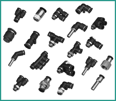VESTA, Italy Quick Push In Fittings, Size: 1 inch, for Pneumatic Connections