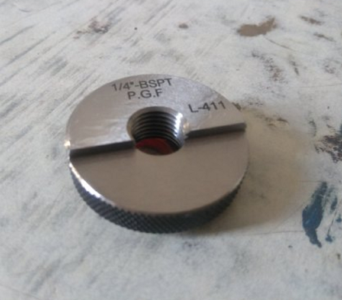 R Taper Thread Ring Gauge (Formerly BSPT)