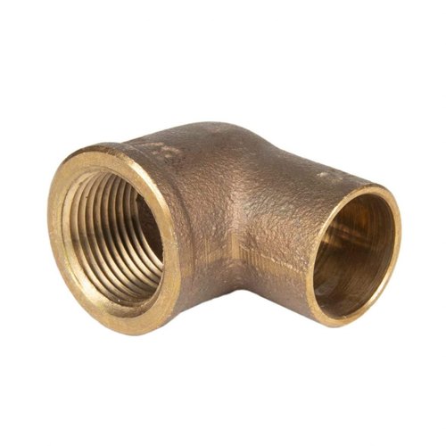 9 inch 45 degree Radius Brass Elbow Adapter, For Plumbing Pipe