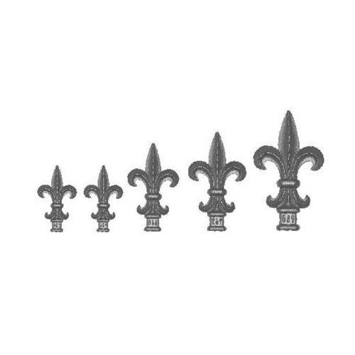 Forged Wrought Iron Rail Heads