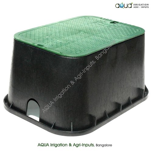 Plastic Aqua Sprinkler Valve Box, Size: 10 Inch