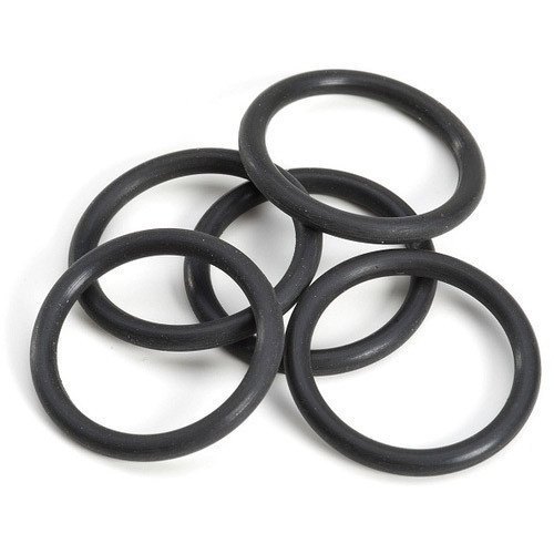 Black Ranelast EPDM Rubber O Rings, 60 To 80 Shore A, Round